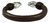 Brazalete De Piel Café Con Leones De Plata 925 - ARTESANOSMEX