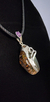 Imagen de Dije De Ambar De Chiapas Montado En Plata Con Amatista