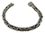Pulsera Gruesa Tipo Bali De Plata Ley 925 on internet