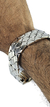 Pulsera De Plata Con Grecas Y Figuras Ovales De Plata on internet