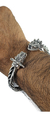 Brazalete De Quetzalcoatl De Plata 925 Para Hombre