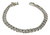 Pulsera Planchada Tejido Cubano De Plata Ley 925 en internet