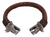 Brazalete De Piel Adornado Con Quetzalcoatl De Plata