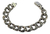 Pulsera Gruesa Tejido Cubano De Plata Ley 925 Con Textura - ARTESANOSMEX