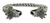 Brazalete De Quetzalcóatl De Plata 925 Para Hombre - buy online