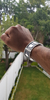 Pulsera Gruesa De Plata Adornada Con Casquillas Y Calados - ARTESANOSMEX