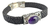 Pulsera De Piel Tejida Con Plata Y Amatista Natural on internet