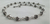 Cadena De Calaveras De Plata Ley .925 Para Caballero