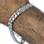 Pulsera Planchada Tejido Cubano De Plata Ley 925 - comprar en línea