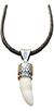 Dije De Amuleto De Coco Montado En Plata 925 Con Collar - ARTESANOSMEX