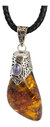 Dije De Ambar Natural Montado En Plata 950 Con Tanzanita - ARTESANOSMEX