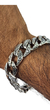 Pulsera Gruesa Tejido Cubano De Plata Ley 925 Con Textura en internet