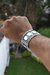 Pulsera Gruesa De Plata Ley .925 Con Calados Para Caballero - buy online