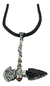 Dije De Acha De Plata 925 Con Obsidiana Y Ópalo - buy online