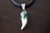 Dije Amuleto De Plata Ley .925 Adornado Con Turquesa Natural