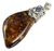 Dije De Ambar Natural Montado En Plata 950 Con Tanzanita - ARTESANOSMEX