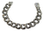 Pulsera Gruesa Tejido Cubano De Plata Ley 925 Con Textura