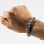 Pulsera Tejida Con Anclas De Plata Ley 925 - ARTESANOSMEX
