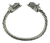 Brazalete De Quetzalcoatl De Plata 925 Para Hombre - online store