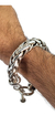 Pulsera Torzal Media Caña Gruesa De Plata 925