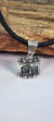 Dije De Tláloc De Plata 925 Con Zirconias Azules Y Collar on internet