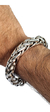 Pulsera Torzal Media Caña Gruesa De Plata 925 - buy online