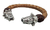 Brazalete De Piel Quetzalcoatl De Plata 925 Para Hombre