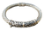 Brazalete De Plata 925 Tipo Yurman Con Grecas - online store