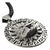 Dije De Quetzalcoatl De Plata 925 Con Grecas Y Collar on internet
