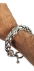 Pulsera Torzal Media Caña Gruesa De Plata 925 - ARTESANOSMEX