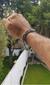 Pulsera Torzal Con Broche Tipo T De Plata .925 Para Hombre