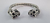 Brazalete De Calaveras De Plata Ley 925 Para Hombre on internet
