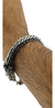Imagen de Pulsera De Plata 925 Tejida Con Cabezas De Quetzalcoatl