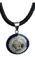 Dije De Calendario Maya De Plata 925 Con Mosaico De Lapis