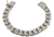 Pulsera Planchada Tejido Cubano De Plata 925 Para Hombre on internet