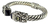 Brazalete De Cable De Plata 925 Con Amatistas Y Peridotos on internet