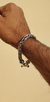 Pulsera Tipo Torzal Con Broche T De Plata Ley .925 P Hombre on internet