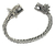 Image of Brazalete De Quetzalcóatl De Plata 925 Para Hombre