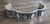 Pulsera Gruesa De Plata Adornada Con Casquillas Y Calados - online store