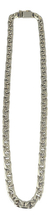 Cadena Gruesa Tejido Egipcio De Plata Ley 925 - buy online