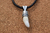 Dije Coco Montado En Plata Ley .925 Con Collar De Piel - ARTESANOSMEX