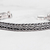 Pulsera Tejido Fino De Plata Ley 925 Broche De Caja