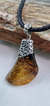 Dije De Piedra Natural De Chiapas Montado En Plata - ARTESANOSMEX