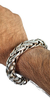 Pulsera Torzal Media Caña Gruesa De Plata 925 - ARTESANOSMEX