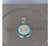 Dije De Calendario Maya De Plata 925 Con Turquesas - buy online