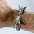 Image of Brazalete De Dragones De Plata Ley 925 Para Hombre