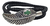 Pulsera De Piel Tejida Con Pluma De Plata Con Turquesa