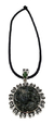 Dije De Jade Estilo Maya Mictecacihuatl Montado En Plata 925