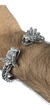 Brazalete De Quetzalcoatl De Plata 925 Para Hombre - online store