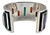 Brazalete Grueso De Plata Con Circonias Finas Para Hombre - tienda en línea